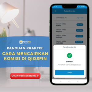 Cara mencairkan komisi Qiosfin