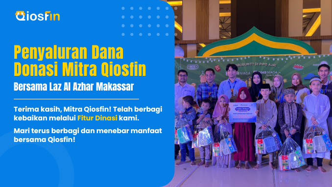 Penyaluran Donasi Mitra Qiosfin